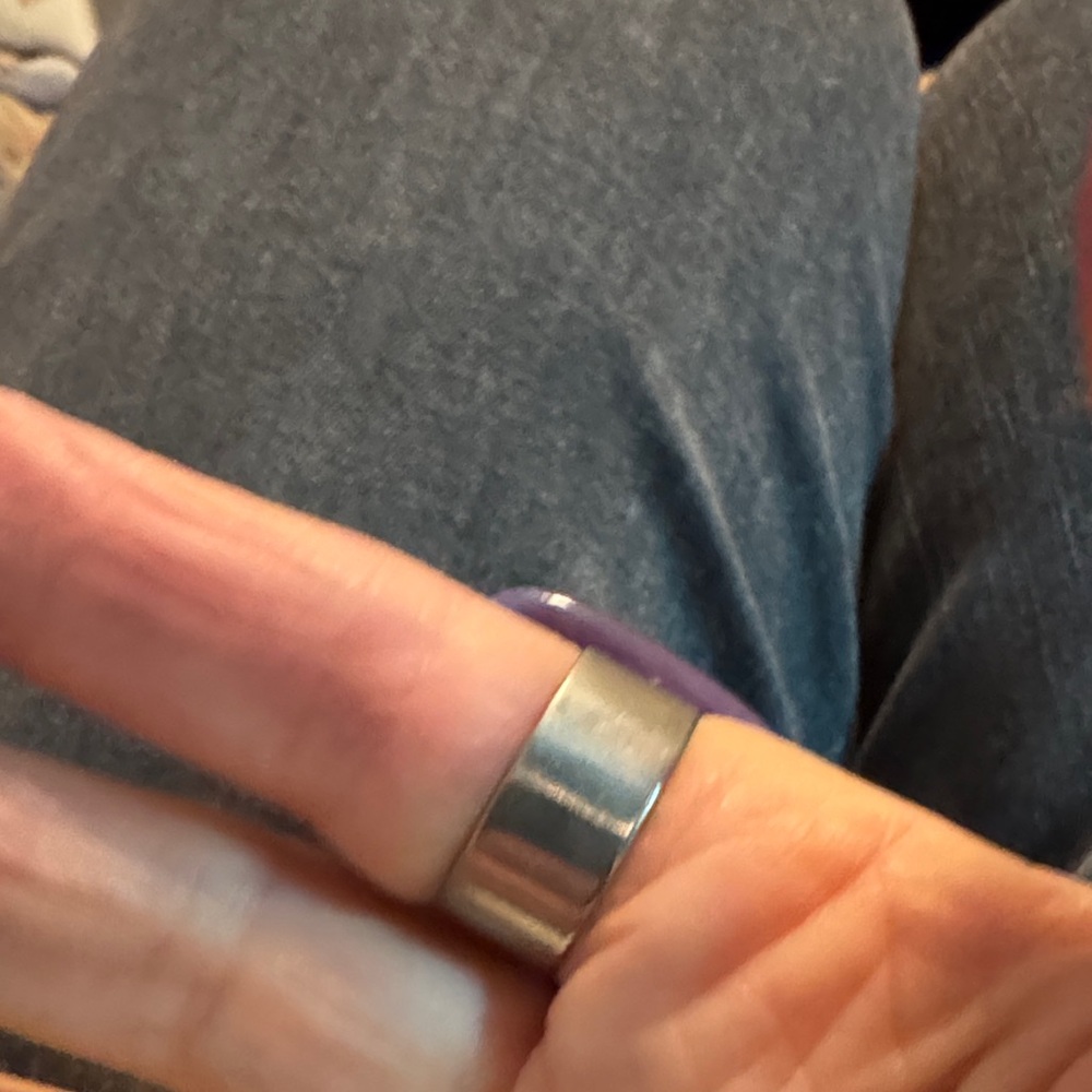 Bold Red And Purple Statement Ring, Adjustable Si… - image 2